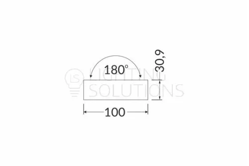TOPMET sarokidom VARIO30-05 180°