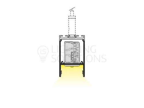 TOPMET LED profil COMBO30-01 ACDE-9 2000 mm eloxált fekete