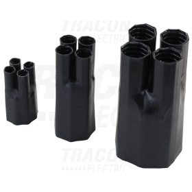   Tracon Végelzáró, 4-erű kábelhez, gyantás 4×6-4×25mm2, (4×13,5/4mm+1×35/14mm)