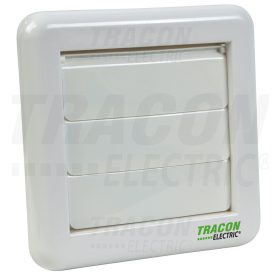   Tracon Kültéri gravitációs zsalu fürdőszoba vent-hoz 151×151×45mm, D=96mm