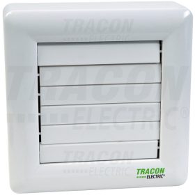   Tracon Fürdőszoba vent. aut.frontzsalu, golyóscsapágy 230 VAC, 15W, 80 m3/h, 33 dB,100 mm