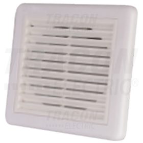   Tracon Kültéri fix zsalu ráccsalfürdőszoba ventilátorhoz 151×151×45mm, D=96mm