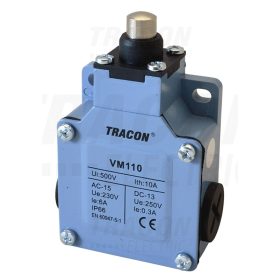   Tracon Helyzetkapcsoló, kúpos fémházas  1×NO+1×NC, 6A/230V AC, IP66