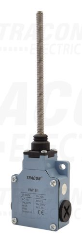 Tracon Helyzetkapcsoló, rugószáras (acél) 1×NO+1×NC, 6A/230V AC, IP66