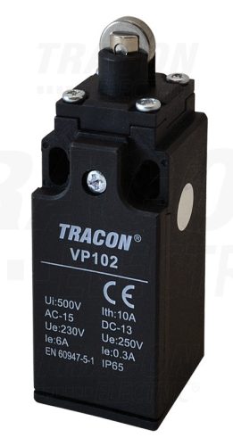 Tracon Helyzetkapcsoló, görgős 1×NO+1×NC, 6A/230V AC, IP65
