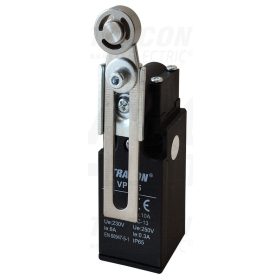   Tracon Helyzetkapcsoló, lengőkar-görgő 1×NO+1×NC, 6A/230V AC, 30-60mm, IP65