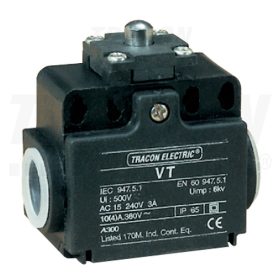   Tracon Helyzetkapcsoló, kúpos-ütközős 1×NO+1×NC, 6A/230V AC, IP65