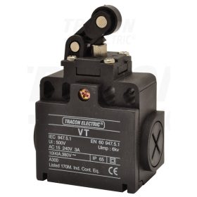   Tracon Helyzetkapcsoló, karos-görgős  1×NO+1×NC, 6A/230V AC, IP65