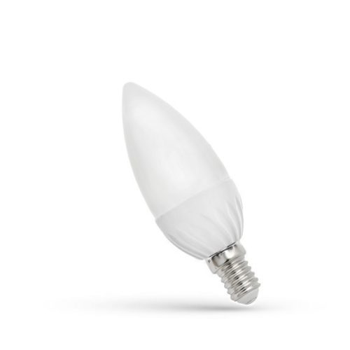 LED Gyertya E14 230V 6W CW