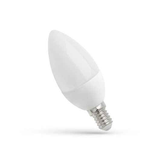 LED Gyertya E14 230V 4W CW