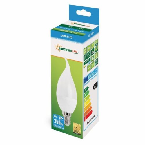 LED Gyertya DECO E14 230V 4W CW