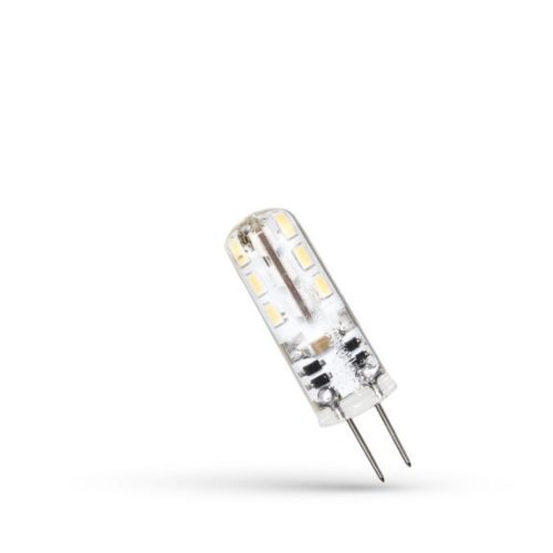 LED G4 szilikonos kapszula 12V 1,5W CW 10x35mm