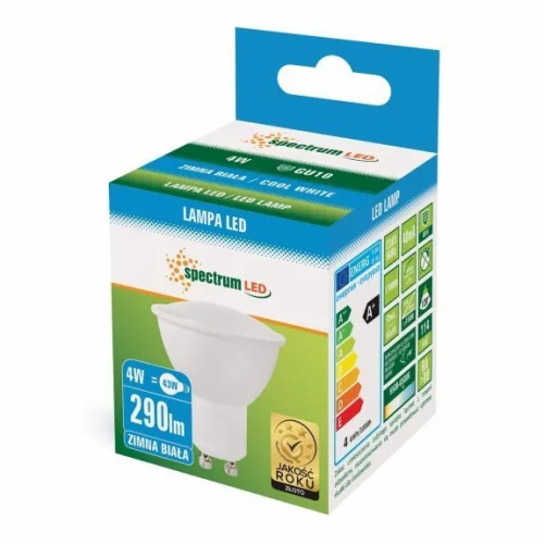 LED GU10 230V 4W SMD 120° NW