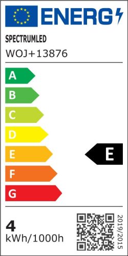 LED GLS  E27 230V 4W COG WW üveg