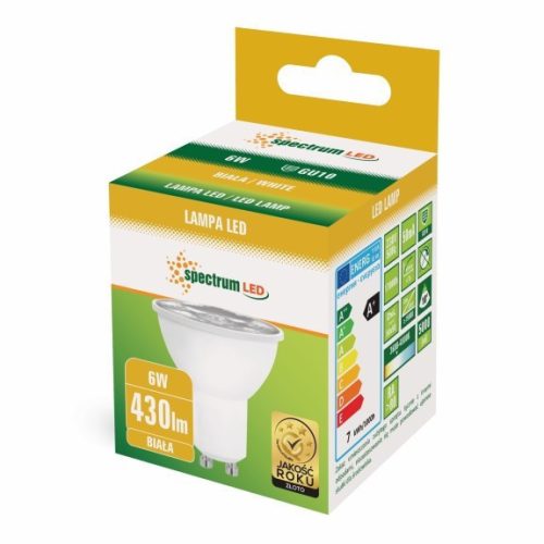 LED GU10 230V 6W SMD 10° NW
