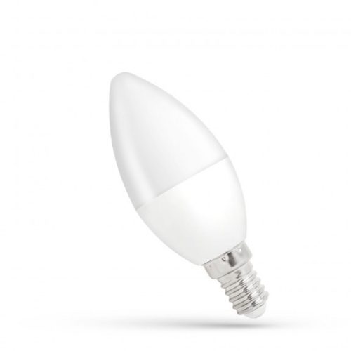 LED Gyertya E14 230V 8W WW