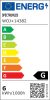 LED gyertya E14 230V 6W NW dimm