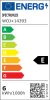 LED gyertya E14 230V 6W COG NW fehér