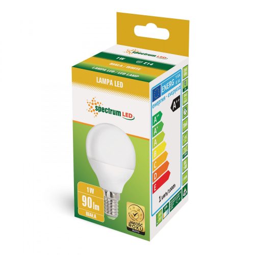 LED G45 E-14 230V 1W NW
