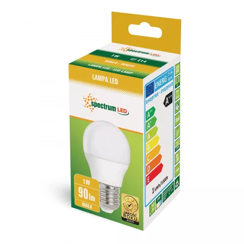 LED G45 E-27 230V 1W NW