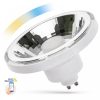 LED AR111 GU10 230V 10W SMD 30° CCT+DIMM WI-FI/BT SMART fehér házas