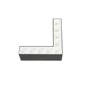   ALLDAY INSPIRE ELEMENTS L DARK LIGHT 50° Fehér 940 13W 230V Fekete