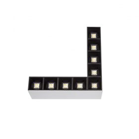   ALLDAY INSPIRE ELEMENTS L DARK LIGHT 80° Fekete 940 13W 230V Fehér