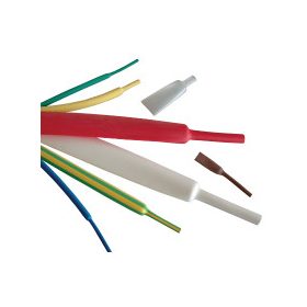   Tracon Zsugorcső, vékonyfalú, 2:1 zsugorodás, fekete 3,2/1,6mm, POLIOLEFIN