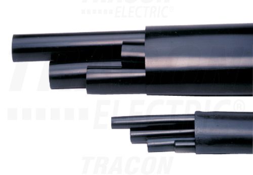 Tracon Zsugorcső készlet, darabolt, közepesfalú, 4 érhez, gyantás 4×6mm2-4×25mm2, (4×12/3mm, l=100mm)+(1×40/12mm, L=500mm)