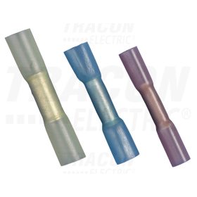   Tracon Zsugorodó szigetelésű toldóhüvely, elektrolitréz, kék 2,5mm2, (L=36,6mm, d1=2,6mm), PO