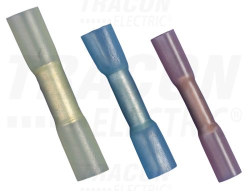 Tracon Zsugorodó szigetelésű toldóhüvely, elektrolitréz, kék 2,5mm2, (L=36,6mm, d1=2,6mm), PO