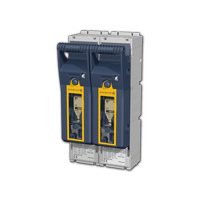 2 pólusú szerelőlapra alkalmas kivitel