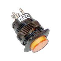 Mini jelzőlámpás (Ledes) nyomógomb és nyomókapcsoló