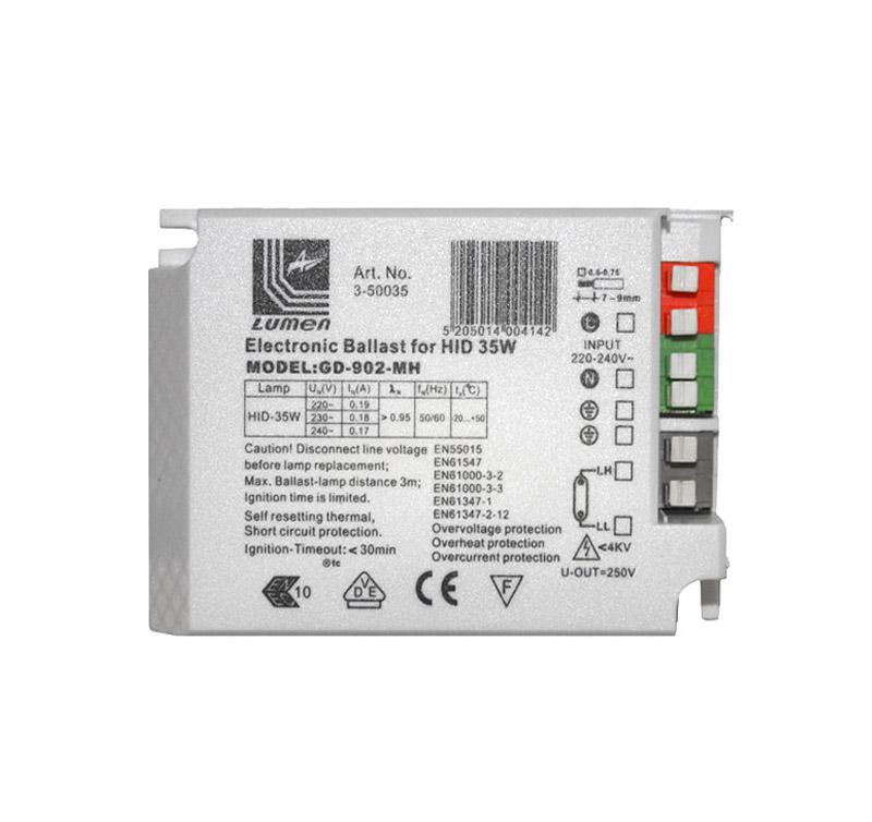 Adeleq Elektronikus Előtét Fémhalogén Fényforráshoz 35W Adeleq Elektronikus Előtét Fémhalogén Fényforráshoz 35W