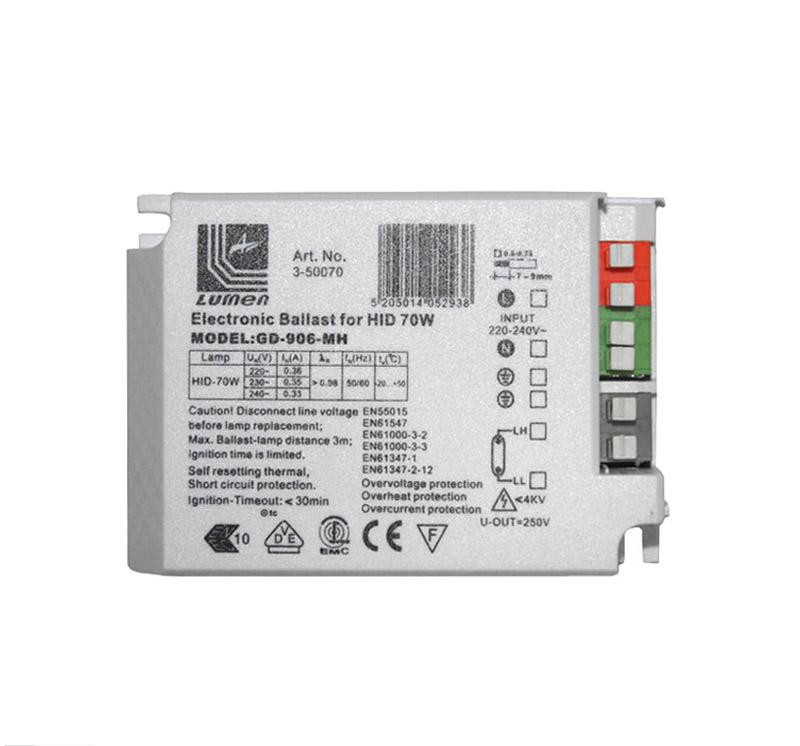 Adeleq Elektronikus Előtét Fémhalogén Fényforráshoz 70W Adeleq Elektronikus Előtét Fémhalogén Fényforráshoz 70W