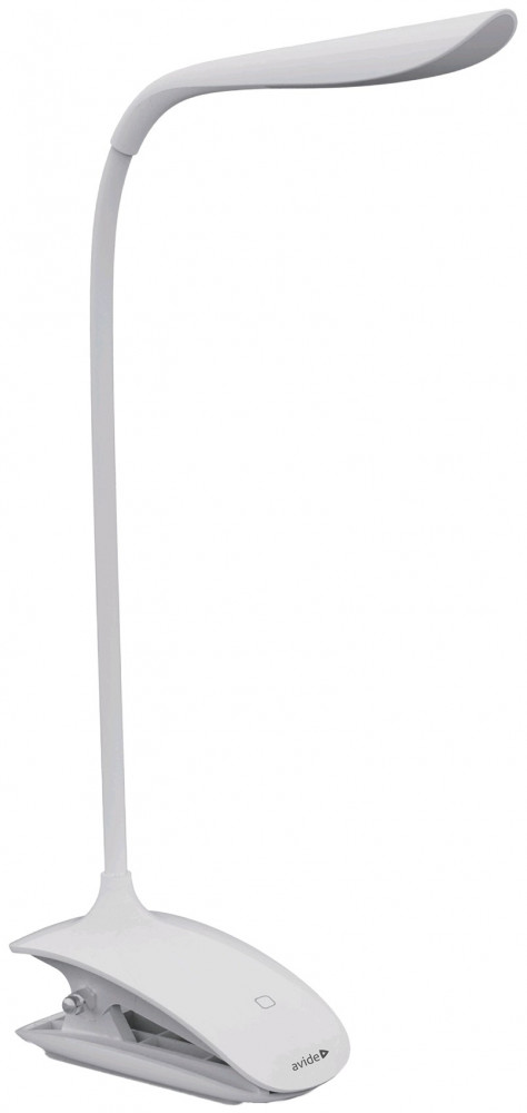 Avide Led Asztali Lámpa Csíptethető Fehér 3W Avide Led Asztali Lámpa Csíptethető Fehér 3W