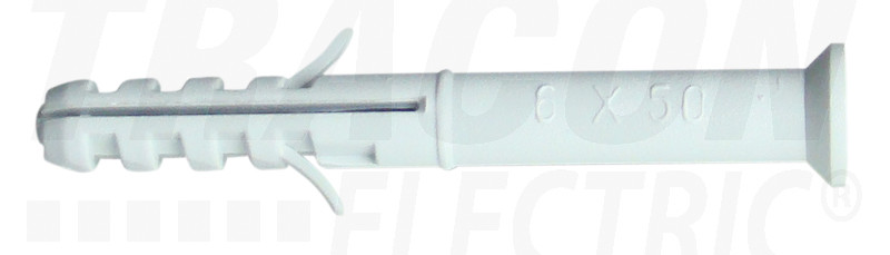 Hosszított tipli, szürke M6×50mm, PA6.6 Hosszított tipli, szürke M6×50mm, PA6.6